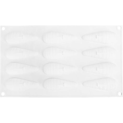 Molde de silicona antiadherente para pasteles con 12 compartimentos, apto para altas y bajas temperaturas, para dulces y chocolate, para cocinar en casa. (1/5)