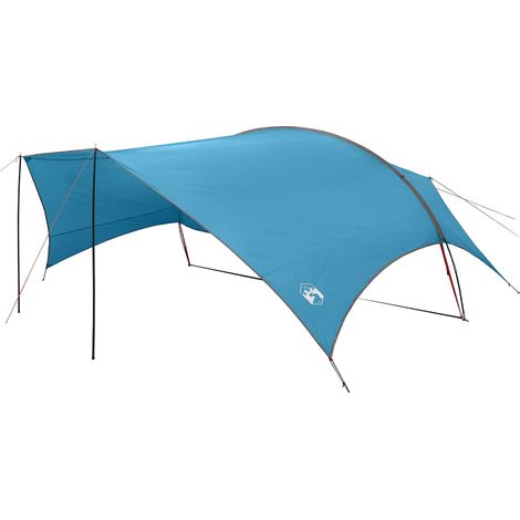Toldo de Camping Resistente al Agua Azul 695 x 580 x 200 cm