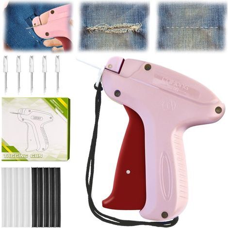 Clothing Quick Fixer mini quick repair sewing machine mini sewing gun for clothes Instant Button Garment Connector, Stitchy Quick Clothing Fixer（powder coated） (1/5)