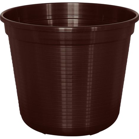 Geli Blumentopf STANDARD Braun Ø 32 cm - Kunststoff