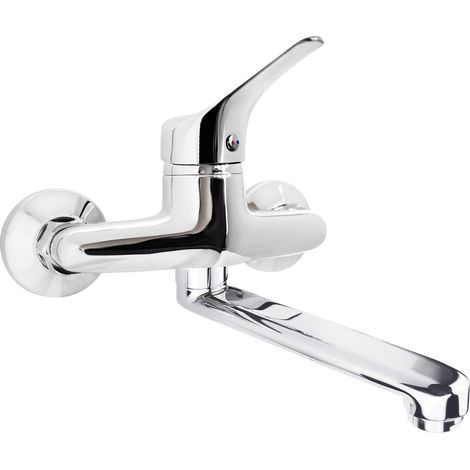 Rubinetto per lavabo a parete cromato BOJ 050M