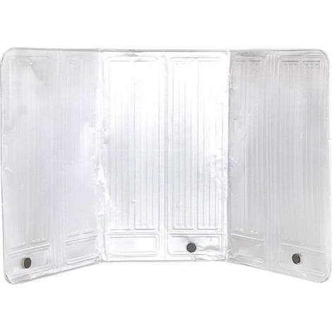 Protège-cuisson anti-éclaboussures en aluminium pour plaque de cuisson, barrière pare-huile de cuisine, accessoire de protection pour voyage et pique-nique (1/5)