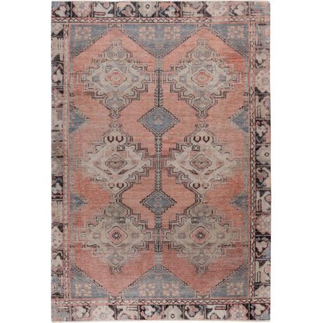Tapis Vintage à Poils Courts "Toska" Multicolore 80 x 150 cm (1/2)