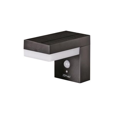 Ribimex – Applique solaire murale Elina avec détecteur – 3 modes d'intensité – Corps inox peint – Classe IP44 – Détection jusqu'à 8 mètres (1/3)