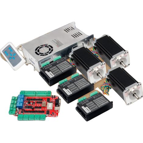 Kit de contrôleur CNC, moteurs pas à pas, carte de répartition, kit 3 axes (1/2)