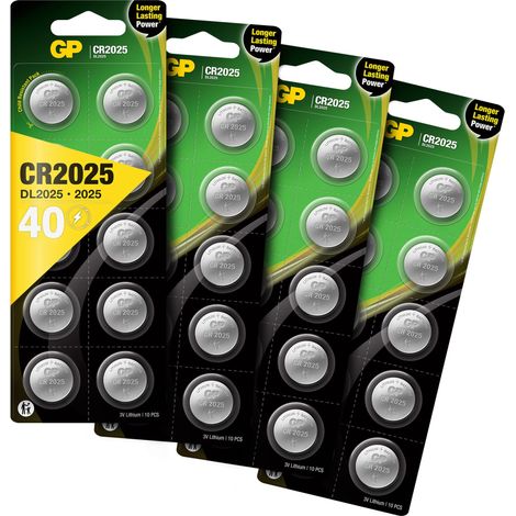 cr2025 GP LOT DE 40 pcs