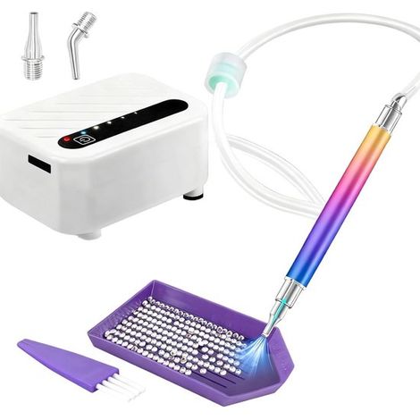Penna elettrica per strass, con funzione di aspirazione, alimentata tramite USB, per applicazioni artistiche. (1/4)