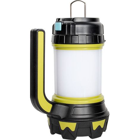 Lanterne camping LED rechargeable USB, étanche IP65, dimmable, aimantée, power bank, vert – DELKEVIC