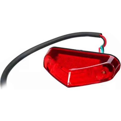 Feu stop arrière pour moto à installation rapide, avec LED haute intensité, conception résistante aux intempéries, compatible avec de nombreux modèles de motos, rouge (1/5)