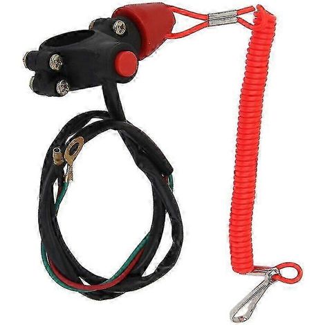 Bouton d'arrêt d'urgence marin avec coupe-circuit moteur (1/4)