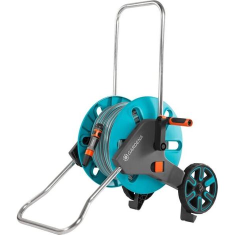 Gardena CleverRoll - Carrello portatubo CleverRoll M, con tubo flessibile e accessori, 20 m 18512-20 (1/5)