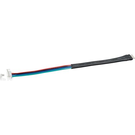 Adattatore a clip per strisce rgb led da 10 mm, lunghezza 15 cm