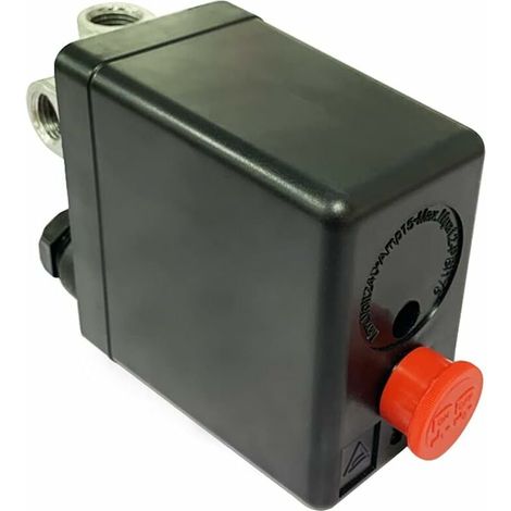 Pressostat vanne de contrôle pour compresseur dair 90-120 PSI 240V Crezuo (1/2)