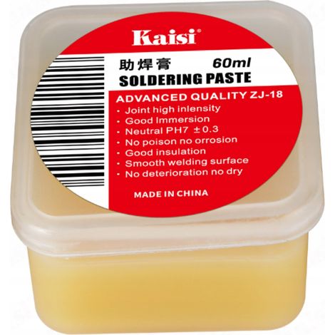 Pasta saldante/flusso giallo in una scatola da 60 ml ZJ-18