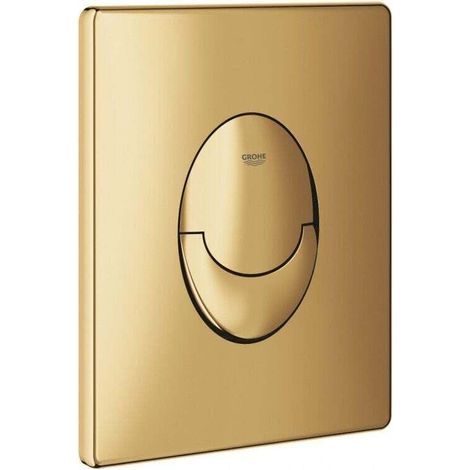 Passend für GRHE Start – Abdeckplatte (wassersparend, 2-Volumen-Betrieb und Start/Stopp)-38505GN0-gebürstetes Gold
