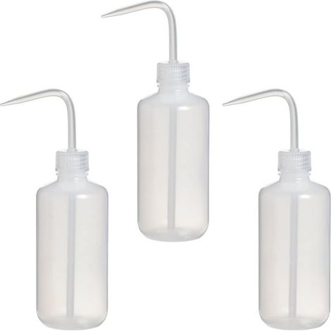 botellas medidoras con boquilla angular, de plástico, 250 ml, graduaciones precisas, para el hogar y el jardín. (1/5)
