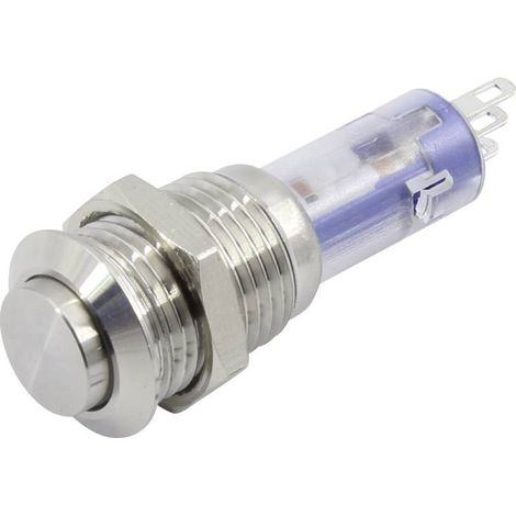 Bouton-poussoir TRU COMPONENTS LAS4GQH-11/S TC-6647600 48 V/DC 0.50 A 1 x Off/(On) à rappel 1 pc(s) X890771