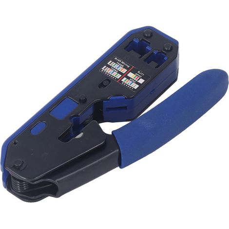 Kit de sertissage et de dénudage RJ45 pour connecteurs traversants Cat5, Cat5e et Cat6 (1/5)