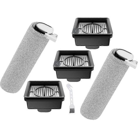 Packung mit 6 rotierenden Ersatzbürsten für HEPA-Filter, kompatibel mit Xiaomi Truclean W20 / 2C / 4C / 2 Lite Nass- und Trockensaugern.