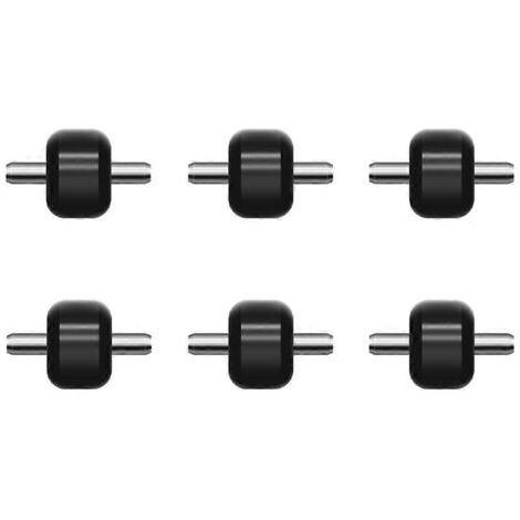 Pièces détachées pour rouleaux souples d'aspirateurs V6, V7, V8, V10, V11 et V15 : tête de rouleau souple de rechange, petites roues et accessoires D (1/5)