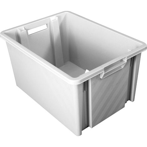 Boite de rangement Novabac 10L Gris Pierre - 5202340 (1/5)