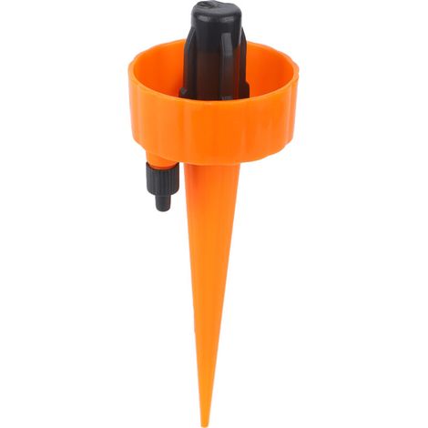Pointe d'Arrosage Automatique pour Plantes - Système de Goutte-à-Goutte pour Balcon et Jardin - Accessoire Orange (1/4)