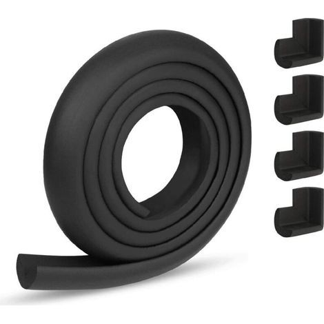 Protezione in schiuma di sicurezza, 2 metri di protezione per bordi di mobili e 4 protezioni angolari (1/5)