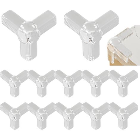 Protections coins silicone transparent 12pcs (1/5)