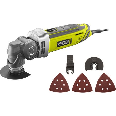 Confezione RYOBI Utensile multifunzione RMT300-SA - 300W - borsa di trasporto - kit 12 pezzi - RAKMT12KIT