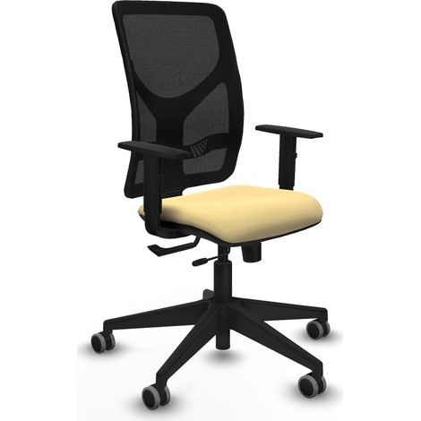 Silla de oficina piqueras y crespo Motilla negro soporte lumbar ajustable (1/2)