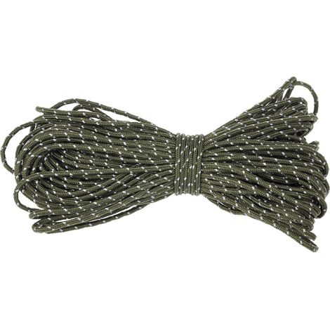 Beyamis Corde en paracorde réfléchissante de 20 m, 1 brin intérieur, idéale pour le camping et les auvents. (1/5)