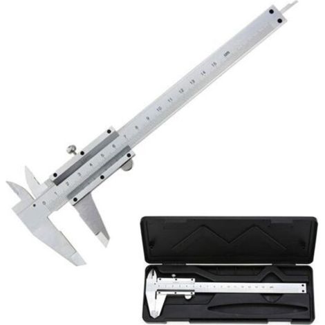 Vernier Caliper - 150mm/0.02mm - Stainless Steel - High Precision - Depth Measurement - Indoor and Outdoor (1/5)