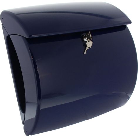 Cassetta della Posta Piano 886 MB in Plastica Blu Marino BURG-WÄCHTER (1/5)