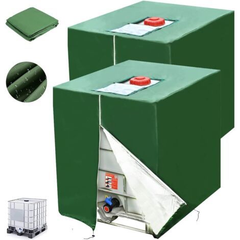Bache pour Cuve 1000L IBC, avec caractéristiques : 120CM, 1000L, 2PIÈCES (1/5)