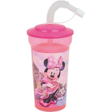 Disney Minnie Paris Gobelet Paille 400ml (1/3)