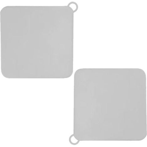 2 Pièces Bouchon de vidange, Silicone, Anti-odeur, Carré 15x15cm, Pour baignoire douche cuisine (1/5)