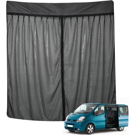 1 Moustiquaire Magnétique Pour Porte Latérale Renault Trafic, Maille Respirante Anti-Insectes, Camping (1/5)