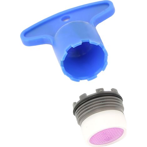 Accessoires pour robinet d'eau avec aérateur et filtre intégrés, idéal pour la cuisine et la salle de bain (M16.5) (1/5)