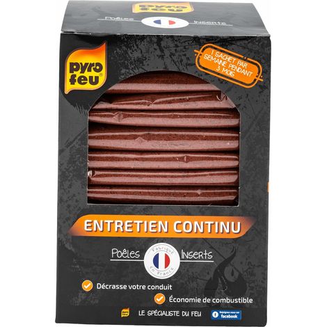 Reinigungsmittel für den Kamin fortlaufende Wartung 14x70gr Pyrofeu (1/2)