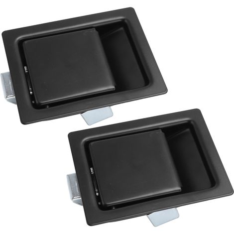 Robuster Palettengriffverschluss aus Kohlenstoffstahl, versenkter Werkzeugkasten für Wohnmobil/LKW, 127 x 102 mm, 2 Stück (1/5)