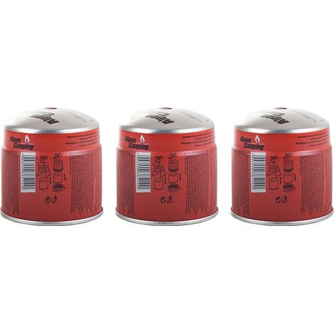Pack de 3 Cartouches de gaz 190g Perçable Butane Propane Avec Sécurité stop-gaz ALPENTECH (1/3)