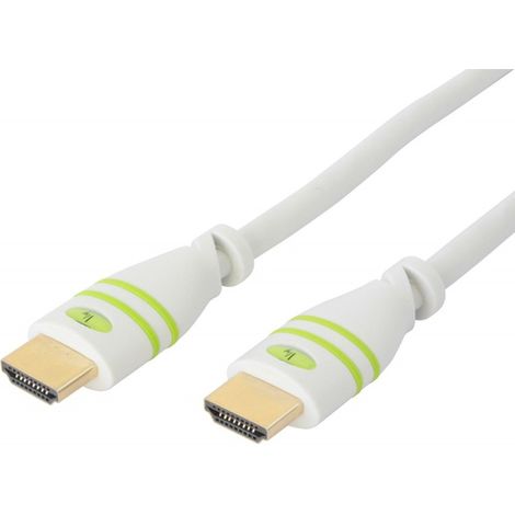 Cable HDMI Techly de 3,0 m, macho/macho, tipo A (estándar), color blanco. (1/5)