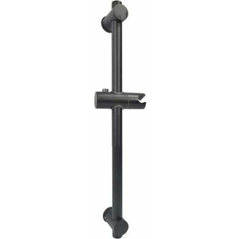 304 Stainless Steel Shower Rail – Height and Angle Adjustable Brackets – Brushed Finish – Length 66 cm – Height 660 mm (1/4)