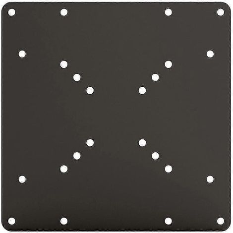 Plaque d'adaptation pour support TV VESA convertissant l'espacement des trous VESA de 75x75 mm et 100x100 mm en un espacement de trous VESA de 200x200 mm. Plaque de conversion VESA FDQ (1/5)