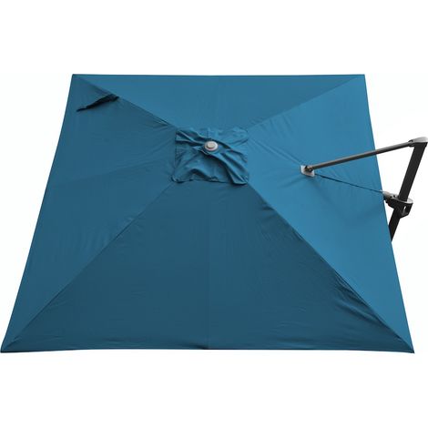 PROLOISIRS Toile Parasol Mat Déporté NH Tilt 3x3/8 Polyester 210gr SD - Bleu