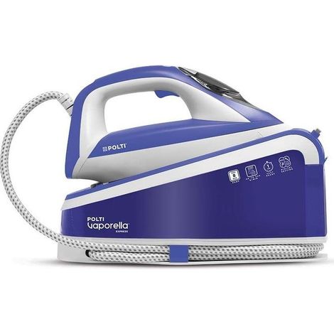 Fer à repasser Polti Express VE30.30 2200 W – Débit vapeur 240 g/min – Semelle en céramique – Pour tissus délicats