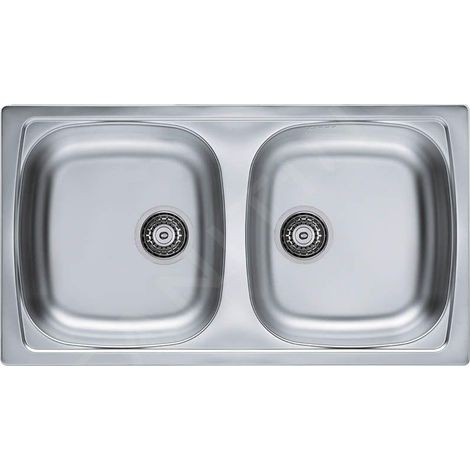 Alveus Basic - Évier 780x435 mm, inox 1049232 (1/3)