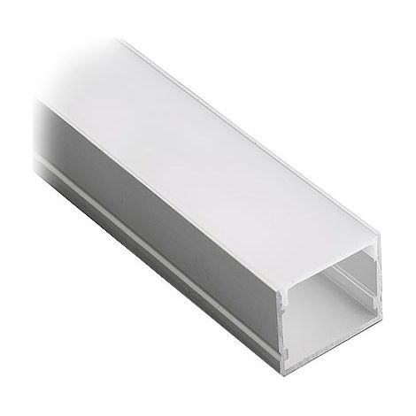 V-TAC Aluminiumprofil für LED-Streifen (Max. Länge: 25 mm) Matt 2000 x 30 x 20 mm