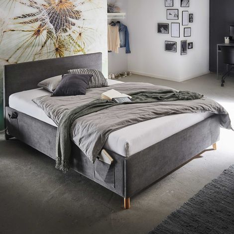 Lit simple Cool  90 x 200 cm  Anthracite (1/5)