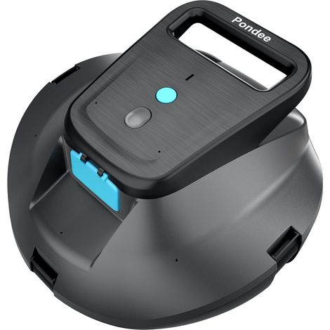 Robot Piscine sans Fil, Aspirateur Piscine Hors Sol avec 120 Min Autonomie, Stationnement Automatique, Recharge Rapide 2,5h, pour Piscines Hors-Sol et Enterrées jusqu'à 80 m² (1/5)